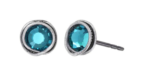 blue/green indicolite - Sparkle Twist - Ohrringe von Konplott